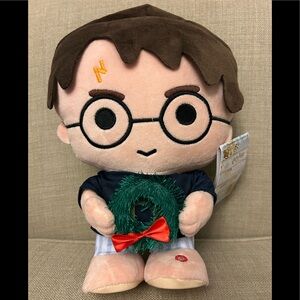 Gemmy Christmas HARRY POTTER  Animated Plush Musical Dancing holding Wreath